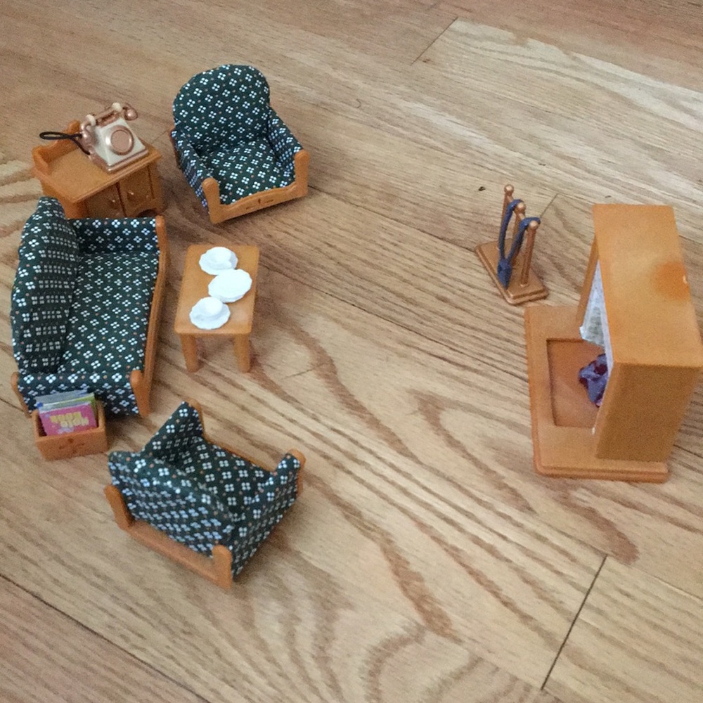Calico critter formal living room